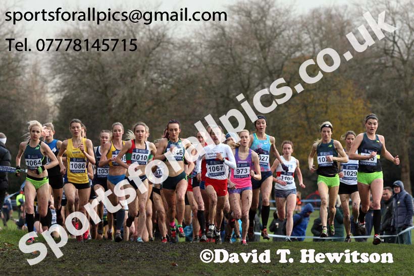 Senior Women and under-23 Womens 2017 British Athletics Liverpool Cross Challenge, Sefton Park, Liverpool. Photo:  David T. Hewitson/Sports for All Pics